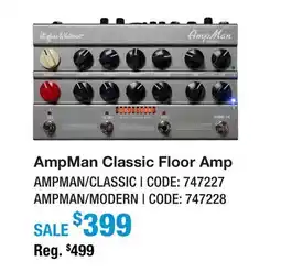 Long & McQuade AMPMAN CLASSIC FLOOR AMP offer