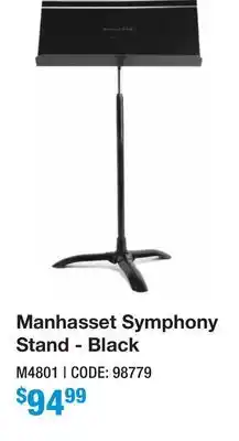 Long & McQuade MANHASSET SYMPHONY STAND - BLACK offer