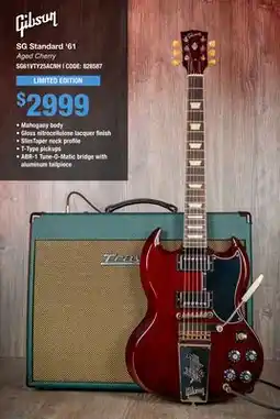 Long & McQuade SG STANDARD '61 offer