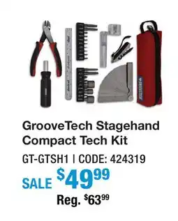 Long & McQuade GROOVETECH STAGEHAND COMPACT TECH KIT offer