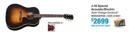 Long & McQuade J-45 SPECIAL ACOUSTIC/ELECTRIC offer
