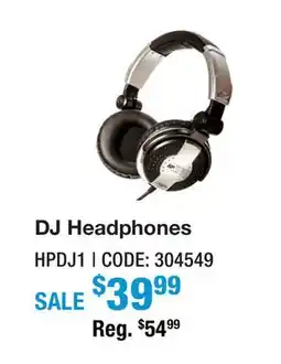 Long & McQuade DJ HEADPHONES offer