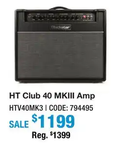 Long & McQuade HT CLUB 40 MKIII AMP offer