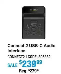 Long & McQuade Connect 2 USB-C Audio Interface offer
