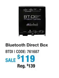 Long & McQuade BLUETOOTH DIRECT BOX offer