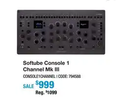Long & McQuade Softube Console 1 Channel Mk III offer