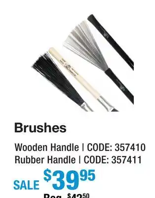 Long & McQuade BRUSHES offer
