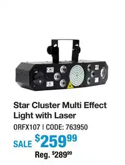 Long & McQuade ORFX107 Star Cluster Multi Effect Light with Laser offer