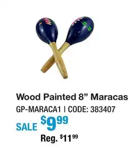 Long & McQuade WOOD PAINTED 8 MARACAS offer