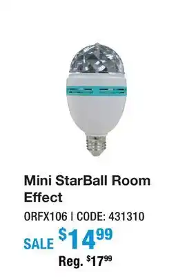 Long & McQuade Mini Starball Room Effect offer