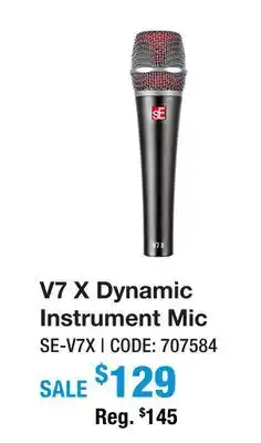Long & McQuade V7 X DYNAMIC INSTRUMENT MIC offer