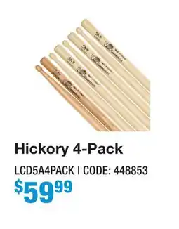 Long & McQuade HICKORY 4-PACK offer