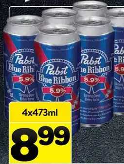 Supermarché PA BIÉRES PABST BLUE RIBBON | BEERS offer