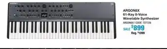 Long & McQuade 61-Key 8-Voice Wavetable Synthesizer offer