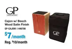 Long & McQuade CAJON W/BEECH WOOD SATIN FINISH offer