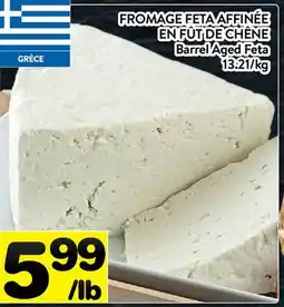 Supermarché PA FROMAGE FETA AFFINÉE EN FÛT DE CHÊNE | Barrel Aged Feta offer