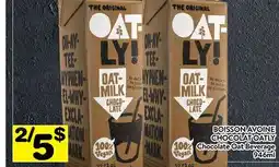 Supermarché PA BOISSON AVOINE CHOCOLAT OATLY |Chocolate Oat Beverage offer