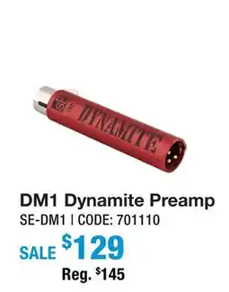 Long & McQuade DM1 Dynamite Preamp offer