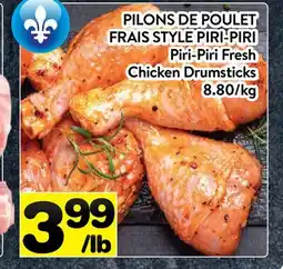 Supermarché PA PILONS DE POULET FRAIS STYLE PIRI-PIRI | Piri-Piri Fresh Chicken Drumsticks offer
