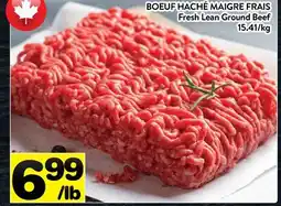 Supermarché PA BOEUF HACHÉ MAIGRE FRAIS | Fresh Lean Ground Beef offer