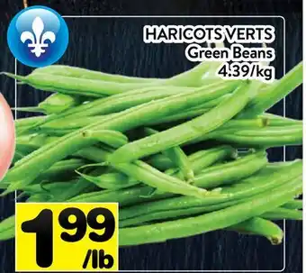 Supermarché PA HARICOTS VERTS | Green Beans offer