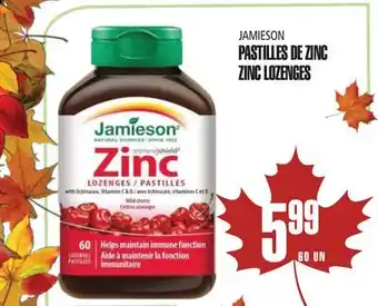 Marches Tau PASTILLESDEZINC ZINCLOZENGES offer