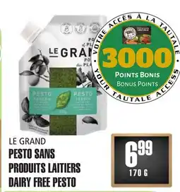 Marches Tau PESTO SANS PRODUITS LAITIERS LE GRAND offer