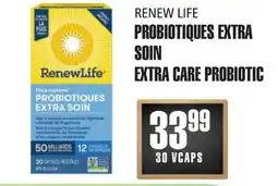 Marches Tau PROBIOTIQUES EXTRA SOIN RENEW LIFE offer