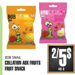 Marches Tau COLLATION AUX FRUITS BOB SNAIL offer
