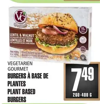 Marches Tau BURGERS À BASE DE PLANTES VEGETARIEN GOURMET offer