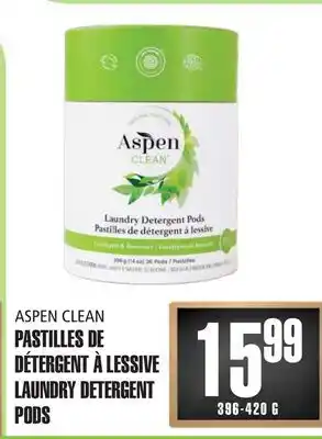 Marches Tau PASTILLES DE DÉTERGENT À LESSIVE ASPEN CLEAN offer