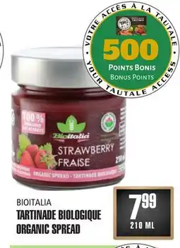 Marches Tau TARTINADE BIOLOGIQUE BIOITALIA offer