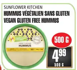 Marches Tau HUMMUS VÉGÉTALIEN SANS GLUTEN SUNFLOWER KITCHEN offer