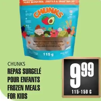 Marches Tau REPAS SURGELÉ POUR ENFANTS CHUNKS offer