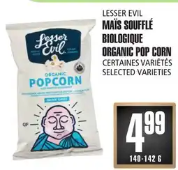Marches Tau MAÏS SOUFFLÉ BIOLOGIQUE LESSER EVIL offer
