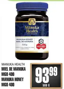 Marches Tau MIEL DE MANUKA MGO 400 MANUKA HEALTH offer