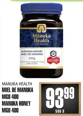 Marches Tau MIEL DE MANUKA MGO 400 MANUKA HEALTH offer