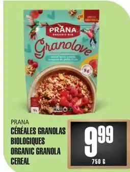 Marches Tau PRANA CÉRÉALES GRANOLAS BIOLOGIQUES offer