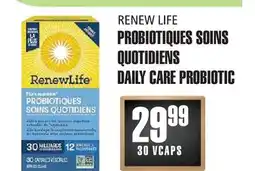 Marches Tau PROBIOTIQUES SOINS QUOTIDIENS RENEW LIFE offer