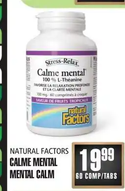 Marches Tau CALME MENTAL NATURAL FACTORS offer