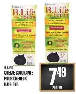 Marches Tau CREME COLORANTE POUR CHEVEUX B LIFE offer