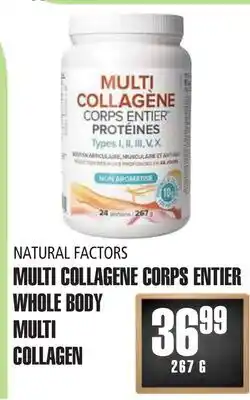 Marches Tau MULTI COLLAGENE CORPS ENTIER NATURAL FACTORS offer