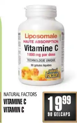 Marches Tau VITAMINE C NATURAL FACTORS offer