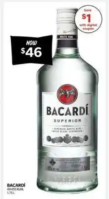 Real Canadian Liquorstore Bacardí White Rum offer