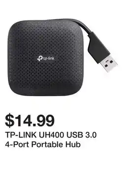 Newegg TP-LINK UH400 USB 3.0 4-Port Portable Hub offer