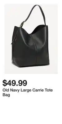 Old Navy Old Navy Large Carrie Tote Bag offer