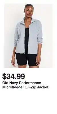 Old Navy Old Navy Performance Microfleece Full-Zip Jacket offer