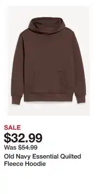 Old Navy Old Navy Essential Quilted Fleece Hoodie offer