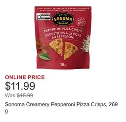 Costco Sonoma Creamery Pepperoni Pizza Crisps, 269 g offer