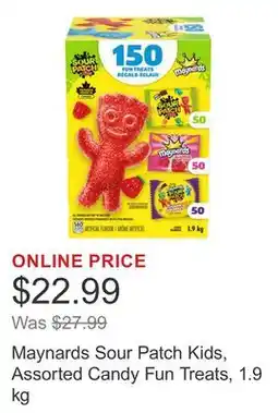 Costco Maynards Sour Patch Kids, Assorted Candy Fun Treats, 1.9 kg offer